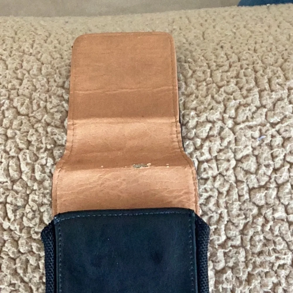 Black Leather Phone Holster
